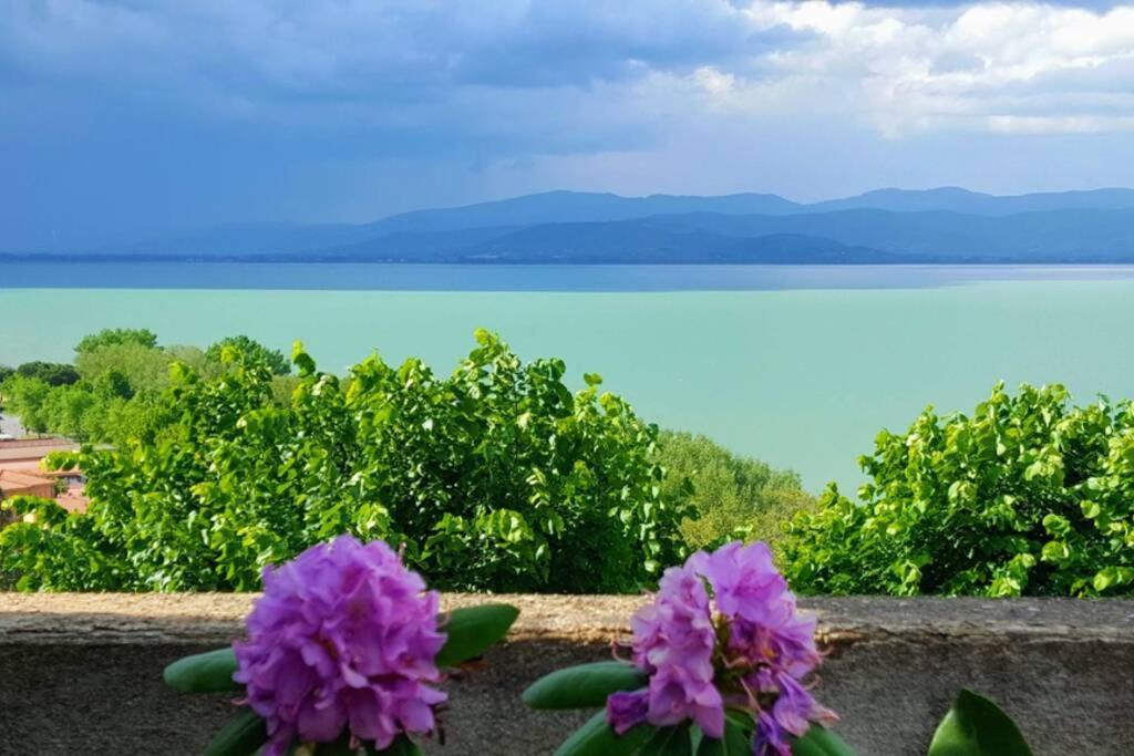 Bellavista La Tua Romantica Vacanza Sul Trasimeno Apartment Castiglione del Lago Bagian luar foto